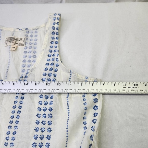 Current Elliott Daisy Ballet Tank Top Sleeveless Ruffled Scoop Neck White Size 1 - Picture 4 of 6